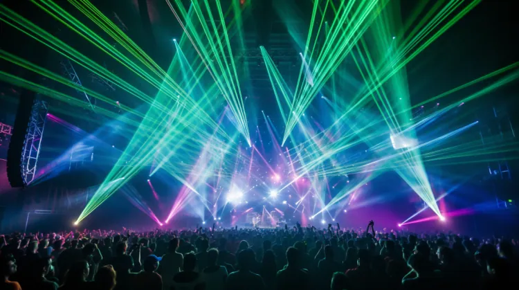 Concert shop laser lights